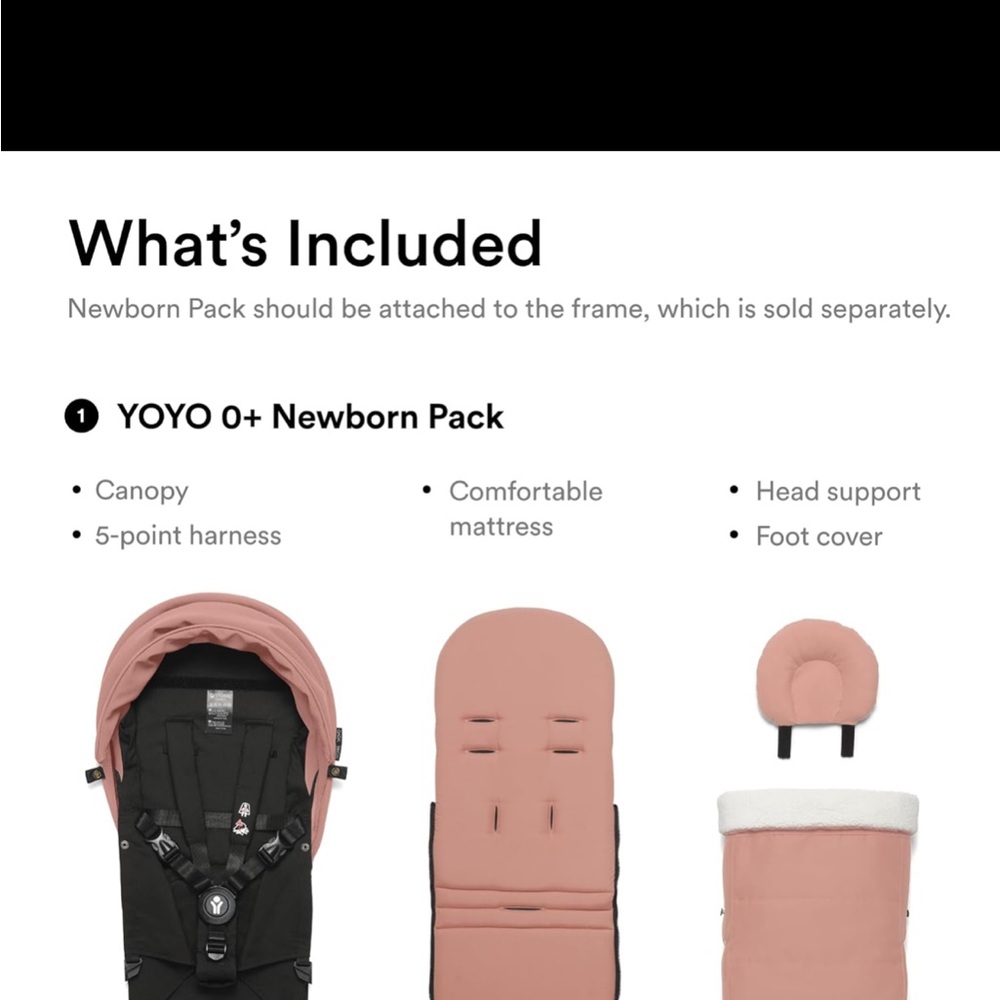 XOXO Newborn Pack - Soft Pink and Black